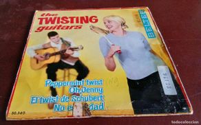 Dischi in vinile: THE TWISTING GUITARS - PEPPERMINT TWIST + 3.EP.S - 1962